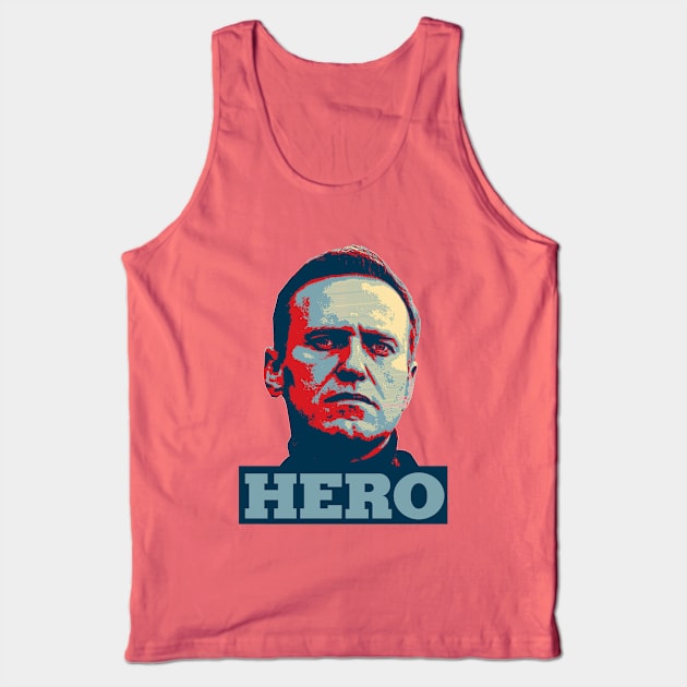 ALEXEI NAVALNY  - HERO Tank Top by ProgressiveMOB